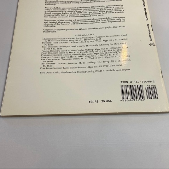 Irish Crochet Designs and Projects Book - Picture 9 of 13